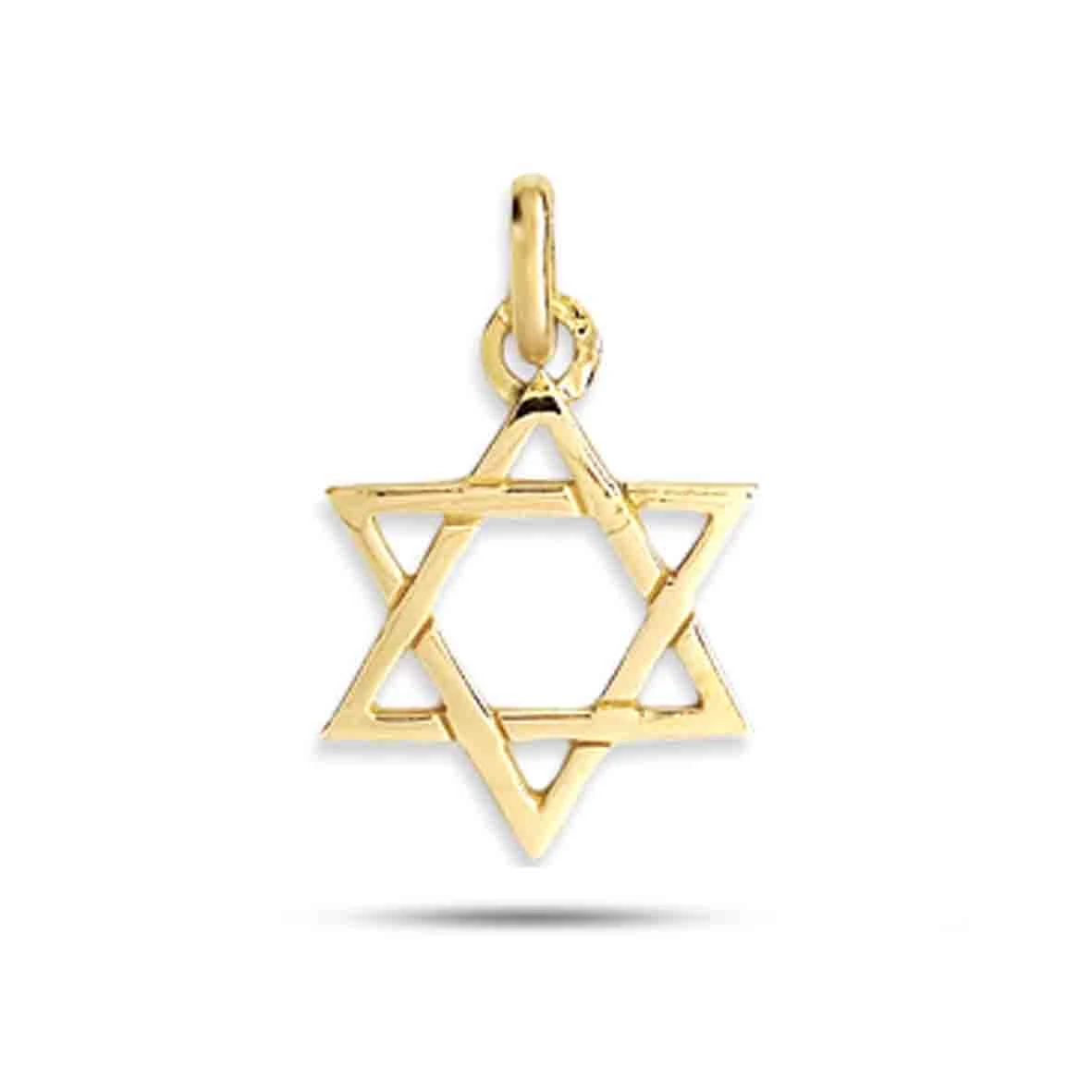 Pendentif Etoile De David En Or Jaune - Lushai -XP793