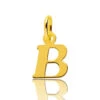 Pendentif Or Jaune Initiale B Clarence