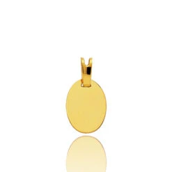 Pendentif Or Jaune Ovale Or Jaune - -Karine - 2863