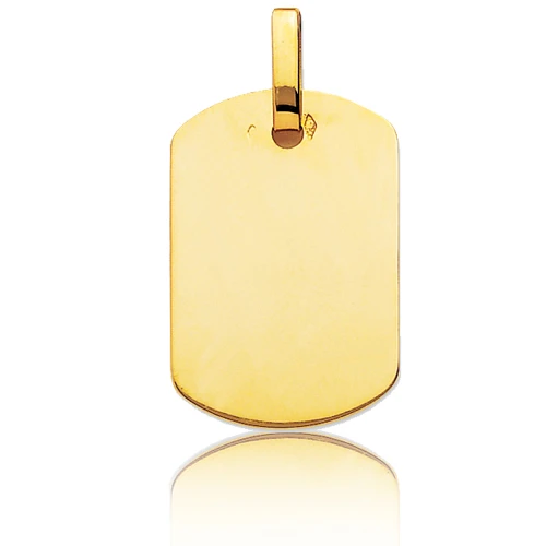 Pendentif Or Jaune Rectangulaire Or Jaune - -Lizzy - T1