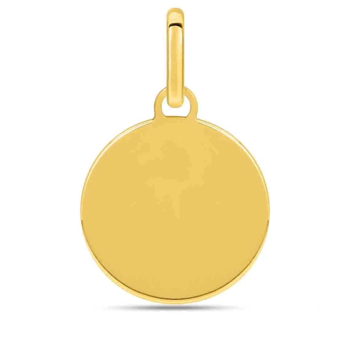 Pendentif Or Jaune Rond Or Jaune - 12 Mm -Nami - 9KV10