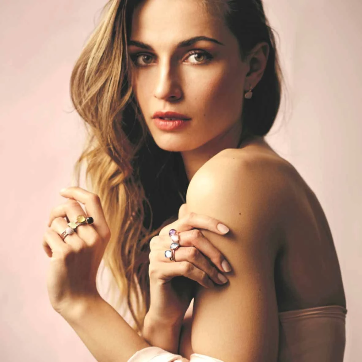 Pendentif Pantelleria Quartz Et éméraude Sur Nacre Et Diamants One More - Pantelleria - 062373E – Image 2