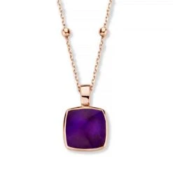 Pendentif Quartz Et Sugilite Sur Nacre One More - Pantelleria - 052797B1