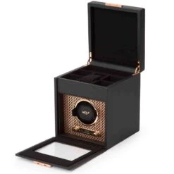 Remontoir Montre Wolf 1834 - AXIS Single Winder With Storage - Copper - 469216