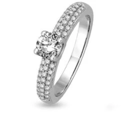 Solitaire Bague De Fiancaille 0.68 Ct Caprice 0.38 Ct - SOD2740