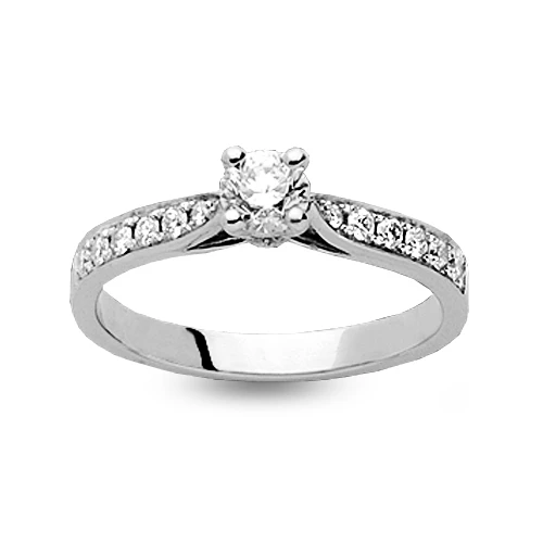 Solitaire Fiancailles 0,20ct Aurora 0.20 Ct - 4S041-0.20 – Image 2